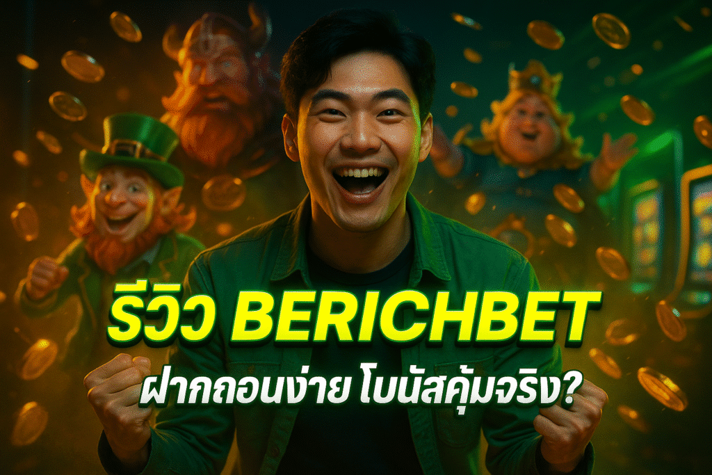 รีวิว BERICHBET ฝากถอนง่าย โบนัสคุ้มจริง?